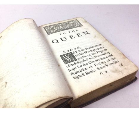 A GENERAL ECCLESIASTICAL HISTORY, PUBLISHED 1722 fully bound in leather, volume the first, sixth edition, by Laurence Echard,