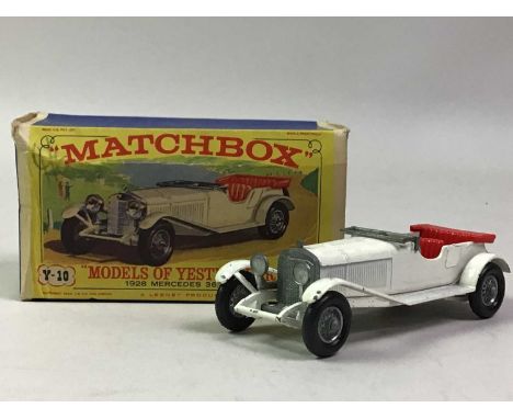 COLLECTION OF MATCHBOX MODELS OF YESTERYEAR, TWELVE BOXED MODEL CARS including 1910 Benz Limousine, 1913 Cadillac, 1911 Maxwe