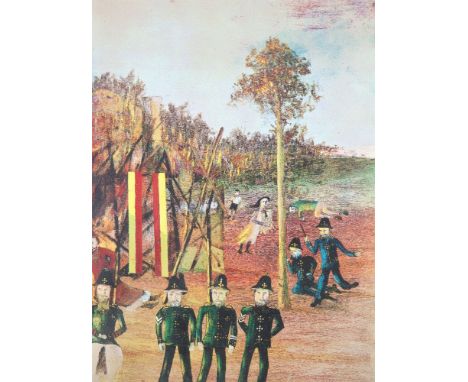 SIR SIDNEY NOLAN OM, AC (1917-1992)AustraliaFramed lithograph print, 64 x 48cmSigned and numbered to margin III/X