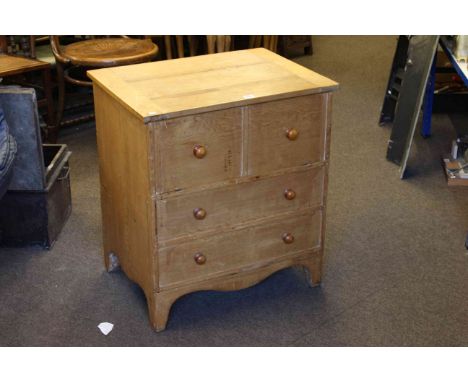 Pine chest commode