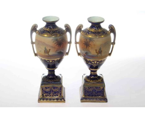 Pair of Noritake vases