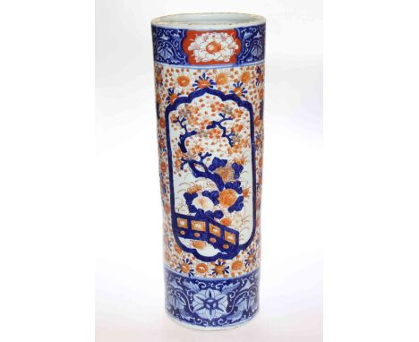 Imari cylindrical stick stand