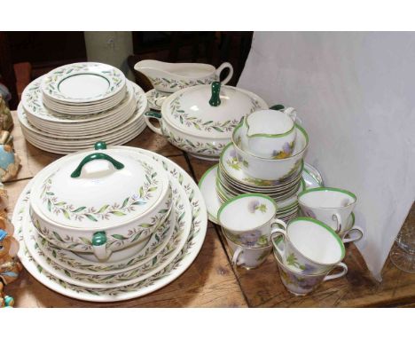 Royal Doulton partial dinner service and tea service