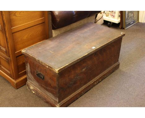 Victorian pine trunk