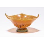 Fußschälchen aus der Serie "Vases Bijoux", Verreries Schneider, Epinay-sur-Seine - 1921-23