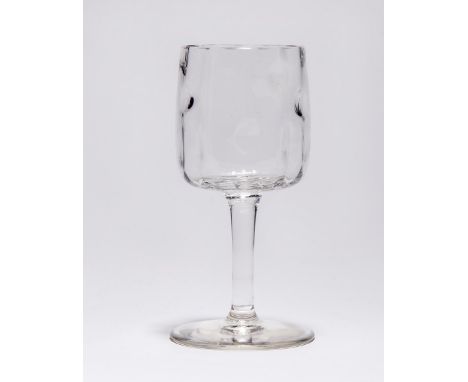 Moser, Koloman Stängelglas "Meteor" (Wien 1868-1918 ebd.) E. Bakalowits &amp; Söhne, Wien, E. 19. Jh. Über Scheibenfuß mit St