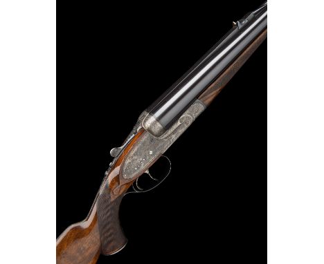 AUGUSTE FRANCOTTEA SMEETS-ENGRAVED .475 (NO.2) NITRO EXPRESS SIDELOCK EJECTOR DOUBLE RIFLE, serial no. 90533,25 5/8in. (65cm)