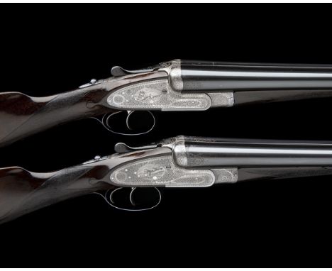 W. P. JONESA PAIR OF 16-BORE SIDELOCK EJECTORS, serial no. 15418 / 9,No.1 gun 28in. nitro reproved barrels, the rib gold-inla