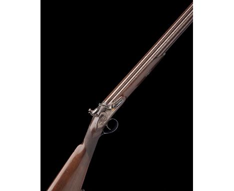 HENRY NOCK, LONDONAN EXCEPTIONALLY RARE 60-BORE FLINTLOCK SEVEN-SHOT VOLLEY GOOSE-RIFLE, no visible serial number,circa 1800,