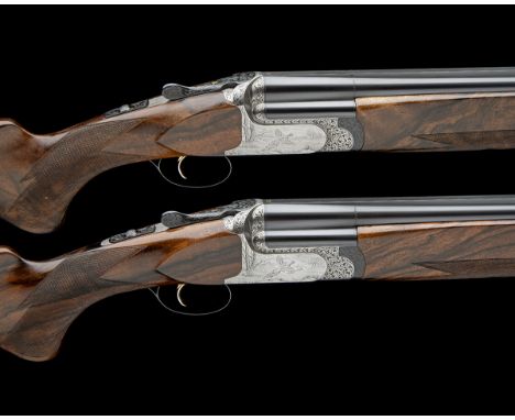 PERAZZIA PAIR OF 12-BORE PATELLI-ENGRAVED 'MX8 SC3' SINGLE-TRIGGER DETACHABLE TRIGGERPLATE-ACTION OVER AND UNDER EJECTORS, se