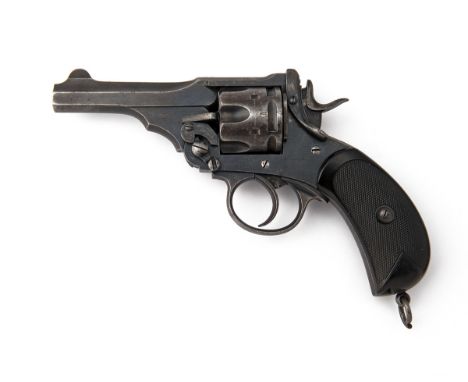 WEBLEY, BIRMINGHAMA .455 SIX-SHOT SERVICE-REVOLVER, MODEL 'MKIV', serial no. 106637,with issue stamps for 1906, 4in. sighted 