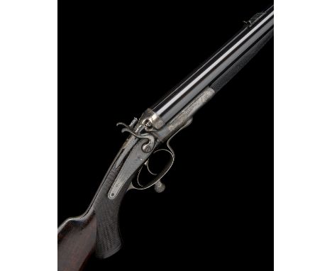 HOLLAND & HOLLANDA CASED .450 (3 1/4IN.) BLACK POWDER EXPRESS DOUBLE-BARRELLED ROTARY-UNDERLEVER HAMMER RIFLE, serial no. 142