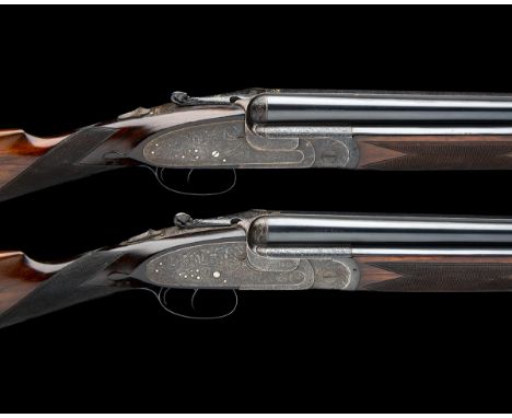 VICTOR SARASQUETAA RARE MATCHED PAIR OF 12-BORE 'MODEL 14' DOUBLE-TRIGGER OVER AND UNDER SIDELOCK EJECTORS, serial no. 82118 