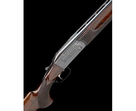 H. KRIEGHOFFA 12-BORE 'MODEL 32 TRAP' SINGLE-TRIGGER OVER AND UNDER EJECTOR, serial no. 462,30in. nitro reproved barrels with