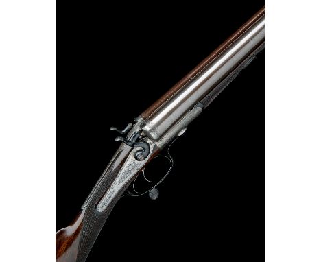 BOSS & CO.A 12-BORE ROTARY-UNDERLEVER HAMMERGUN, serial no. 2509,likely conversion from pinfire, 29 3/4in. black powder repro