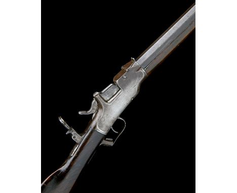 ALLEN & WHEELOCK, USAA .41 RIMFIRE SINGLE-SHOT FALLING-BLOCK SPORTING RIFLE, MODEL '1860 PATENT', serial no. 735,circa 1861, 