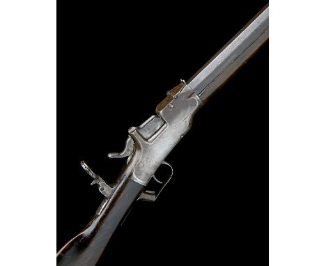 ALLEN & WHEELOCK, USAA .41 RIMFIRE SINGLE-SHOT FALLING-BLOCK SPORTING RIFLE, MODEL '1860 PATENT', serial no. 735,circa 1861, 