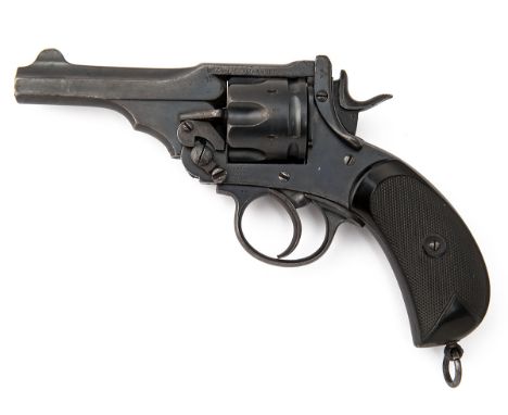 WEBLEY, BIRMINGHAMA .450/.455 SIX-SHOT SERVICE-REVOLVER, MODEL 'MKIII', serial no. 8490.with 4in. barrel with integral fore-s