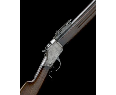 WINCHESTER REPEATING ARMS, USAA SCARCE .22 (L/R) SINGLE-SHOT RIFLE, MODEL '1885 HIGH-WALL MUSKET', serial no. 116619,circa 19