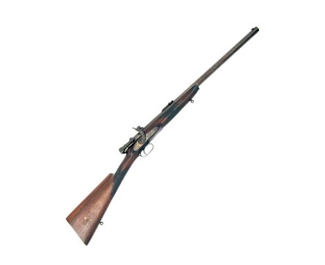 COLASTAREY & Co. LONDONA 20-BORE PERCUSSION BREECH-LOADING CARBINE, MODEL 'CALISHER & TERRY PATENT', no visible serial number