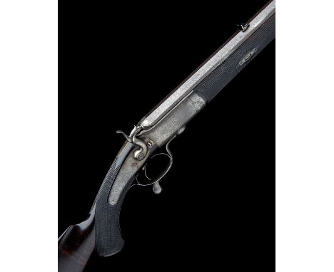 ALEXR. HENRYA .450 (3 1/4IN.) BLACK POWDER EXPRESS SINGLE-BARRELLED ROTARY-UNDERLEVER HAMMER RIFLE, serial no. 4645,28in. bol