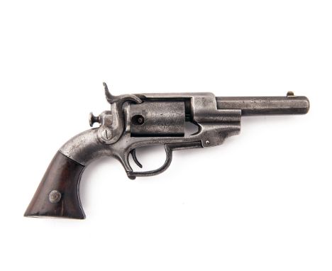 ALLEN & WHEELOCK, USAA .32 PERCUSSION SINGLE-ACTION REVOLVER, MODEL 'SIDEHAMMER POCKET', serial no. 962,circa 1859, with octa