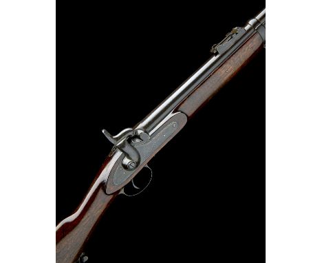 C. LANCASTER, LONDONA SCARCE .577 PERCUSSION OVAL-BORE SERVICE CARBINE, MODEL 'ROYAL SAPPER'S & MINER'S CARBINE', no visible 