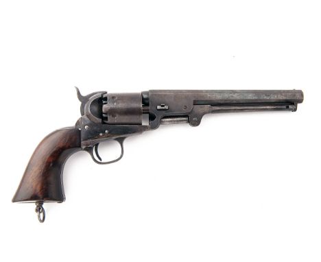 COLT, LONDONA .36 PERCUSSION SINGLE-ACTION REVOLVER, MODEL '1851 NAVY BRITISH ISSUE', serial no. 17386,for 1855, with 7 1/2in
