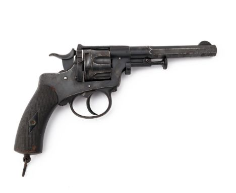 A 9.4mm (DUTCH) SIX-SHOT REVOLVER SIGNED 'L.A.M.', MODEL 'GASSER TYPE', no visible serial number,Belgian proved circa 1875, w