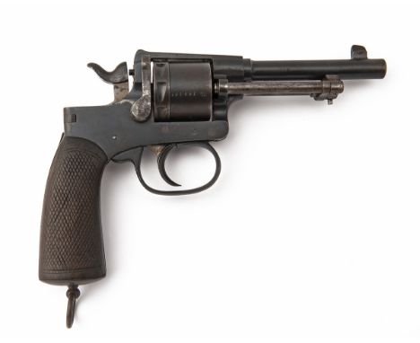 RAST & GASSER, AUSTRIAAN 8mm (GASSER) DOUBLE-ACTION SERVICE-REVOLVER WITH FIELD STRIPPABLE FRAME, serial no. 140961,dated for