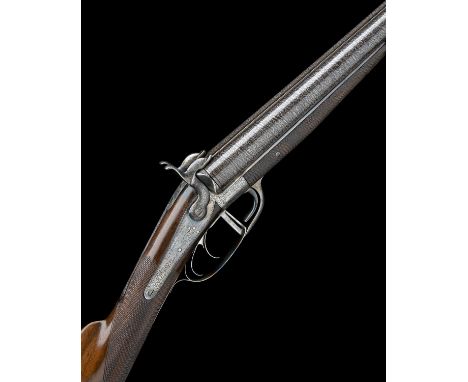 W.J. HARVEYA SCARCE 12-BORE 1860 (SECOND PATTERN) UNDERLEVER SLIDE-ACTION PINFIRE HAMMERGUN, serial no. 4435,29 3/4in. bold t