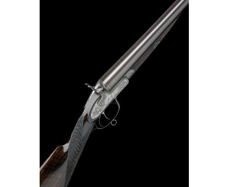 E. M. REILLY & CO.A 12-BORE ROTARY-UNDERLEVER HAMMERGUN, serial no. 16442,29 3/4in. nitro reproved damascus barrels, the rib 