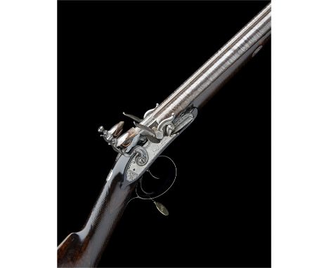 EX W. KEITH NEAL: JOSEPH MANTON, LONDONA FINE 20-BORE FLINTLOCK DOUBLE-BARRELLED SPORTING-GUN, serial no. 5081,for 1810, with