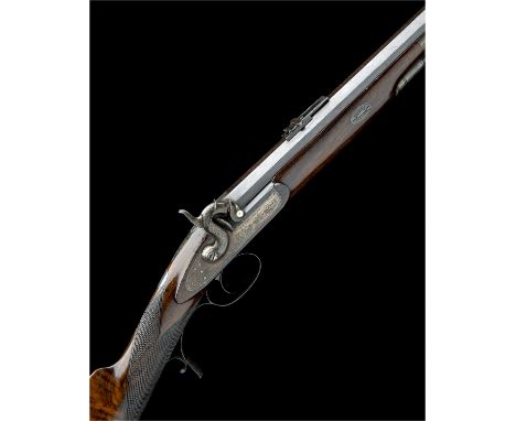 R.T. PRITCHETT, LONDONA GOOD .577 PERCUSSION SINGLE-BARRELLED SPORTING-RIFLE, no visible serial number,possibly made for Mini