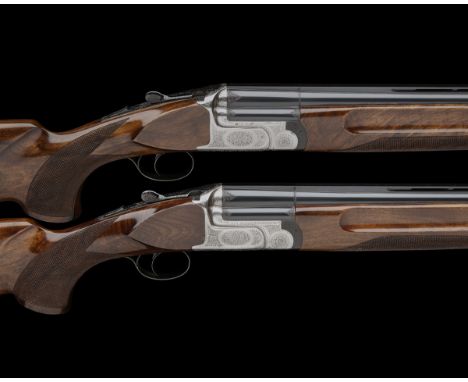 AYAA PAIR OF 12-BORE 'MD-6' SINGLE-TRIGGER OVER AND UNDER EJECTORS, serial no. 605 / 6,32in. nitro barrels with ventilated mi