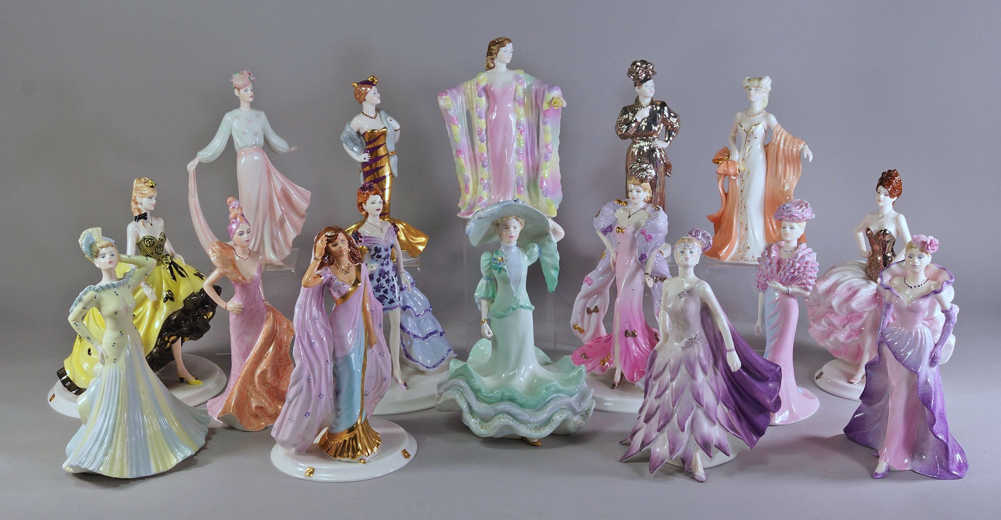 coalport art deco figurines