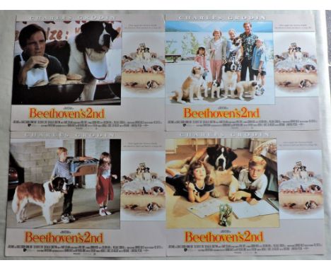 Film Lobby Posters (8, all different): Beethoven's Second. 14" x 11" posters for the 1993 film. Starring Charles Grodin, Bonn