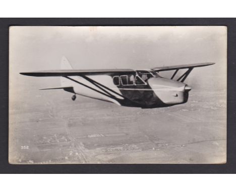 Aviation Real Photo Postcard-The Heston 'Phoenix' in flight RP postcard, Gipsy VI engine.