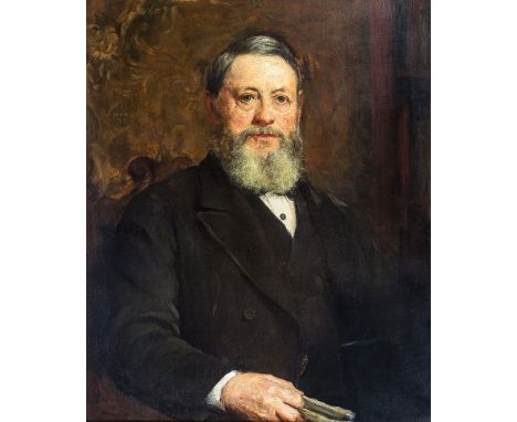  Walter William Ouless (Jersey, 1848-1933) Portrait of Robert Henry Randall oil on canvas, signed and dated 1884 lower left 2