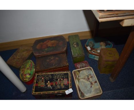 Ten Vintage Tins