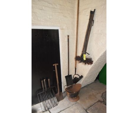Chimney Sweep, Spade, Coal Scuttle, Fork Heads, etc.