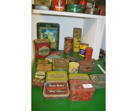 Collection of Vintage Tins