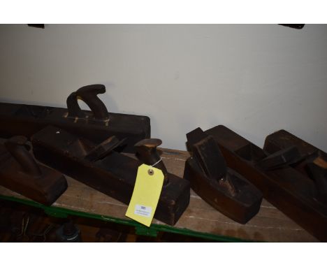 Six Vintage Wooden Planes