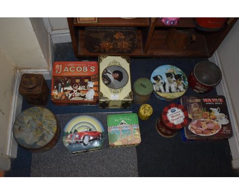 Collection of Vintage Tins (on floor)