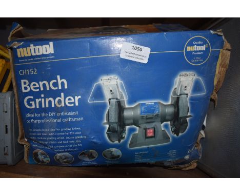 Nutool Double Headed Bench Grinder  