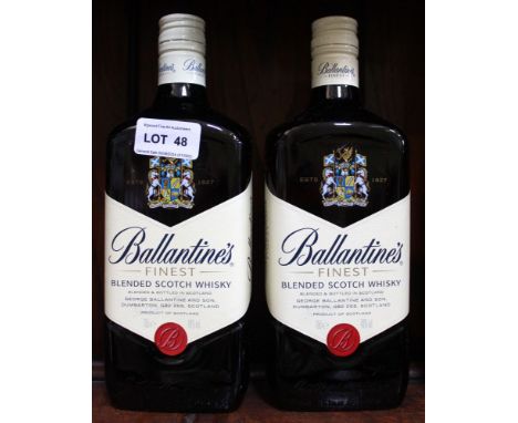 Ballantine's Finest blended Scotch Whisky, 2 bottle