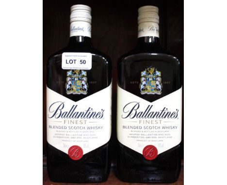 Ballantine's Finest blended Scotch Whisky, 2 bottle