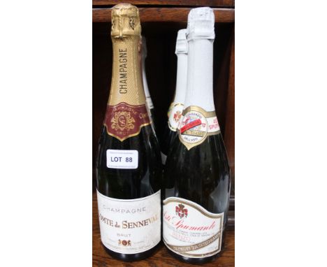 A selection of sparkling wine to include Champagne, 6 bottles