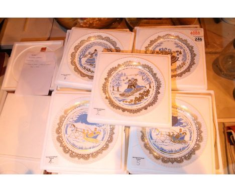 Spode Christmas Pastimes 1982-1985. Not available for in-house P&amp;P 