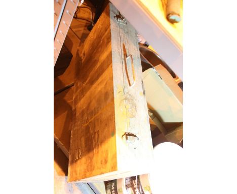 Large vintage carpenters toolbox. Not available for in-house P&amp;P 